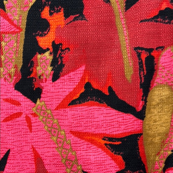 NWT J. Crew Tropical Floral Textured Knit Pencil Skirt Boho Pink 4P - Picture 6 of 9